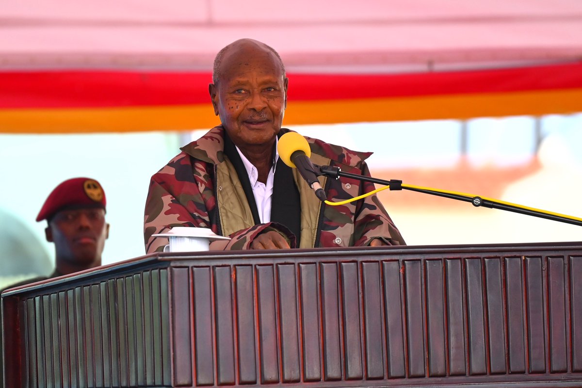 KagutaMuseveni's tweet photo. I call upon our cultural leaders to thoroughly address the institution of marriage and promote responsible family life. We must go back to our traditional ways of conducting marriages, which provided clarity and helped maintain social order.
We are facing serious challenges, including the prevalence of HIV in this part of the country and Western Uganda. Karamoja, on the other hand, has maintained strong cultural practices around marriage and has a lower prevalence.

We must also guard our language, culture and indigenous science jealously. Our local knowledge is disappearing. I have personally insisted on preserving the Ankole long horned cattle, despite discouragement from some modern veterinary scientists. I sold some to President Ramaphosa, and now South Africans claim they are theirs!
We must preserve our indigenous science, crafts, cultural practices and heritage. These are important for our identity and our survival.