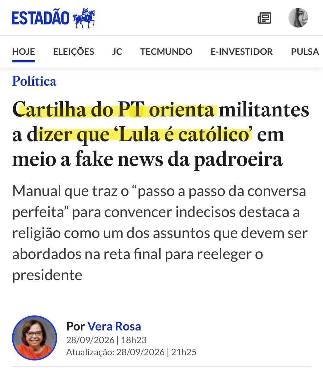 Tali_Mito22's tweet photo. HAHAHAHAHAHAHAHAHAHAHAHAHA
HAHAHAHAHAHAHAHAHAHAHAHAHA
HAHAHAHAHAHAHAHAHAHAHAHAHA

Lula católico ⁉️
Paremo né‼️😂 https://t.co/3QaX9WyM1a
