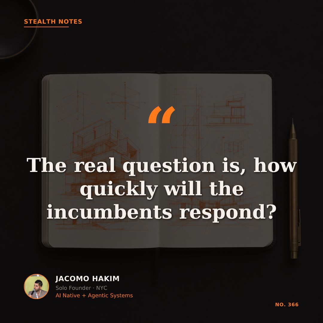 JacomoHakim's tweet photo. Incumbents face hiring freezes while agent fleets rise. AI-native challengers will scale faster, leaving traditional players behind. How quickly can incumbents adapt?
#TechFounder #FutureOfWork #AIAgents #NYCTech https://t.co/v4XjuR8Hk6