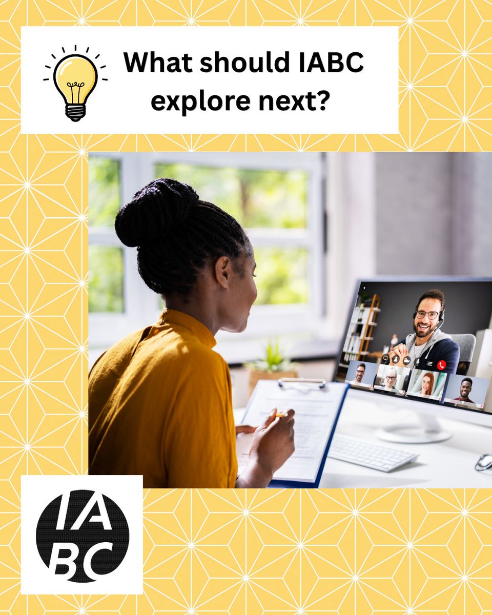IABCDC's tweet photo. What should IABC explore next? 💡

What topics would help you in your work right now? Is there a speaker, trend, or challenge you’d like us to explore?

📧 Send a note to: programs@iabc-usregion.com.

#IABC #IABCDC #IABCUSRegion https://t.co/5wQMQGeILN