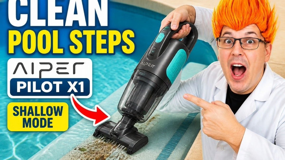 DadProdReview's tweet photo. Cordless Pool Vacuum for Steps: Is Pilot X1 a Fit?

Looking for a cordless pool vacuum for steps? See whether the Aiper Pilot X1’s shallow mode, pole, and filters fit your…

https://t.co/CLHqTwaTEQ

#ad #ProductReview https://t.co/F8Y1cjMauY