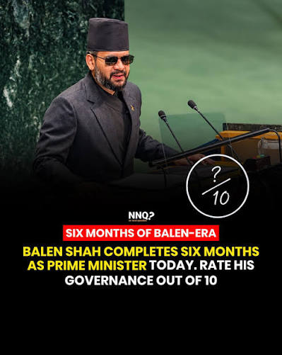 PrinceSajnani's tweet photo. Six months of change?

Six months of #BalenShah govt raise a hard question: the #NepalGenZProtest brought down the old political order, but building a functioning system is proving harder. Stalled reforms, delays &amp; growing concerns over power concentration remain. @smadixit https://t.co/VCtjPkj9wY