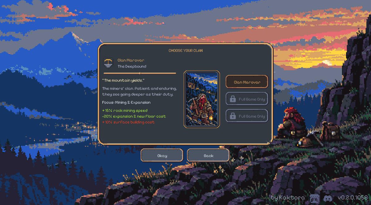 kaktoragames's tweet photo. Crown Below just got its first clan ⛏️

Clan Marovar, the Deepbound. Stubborn miners who see going deeper as a duty.

They dig faster and expand cheaper, but pay more for anything built on the surface.

Two more clans are coming, and they won't play like this one. https://t.co/9mAq56Cavf