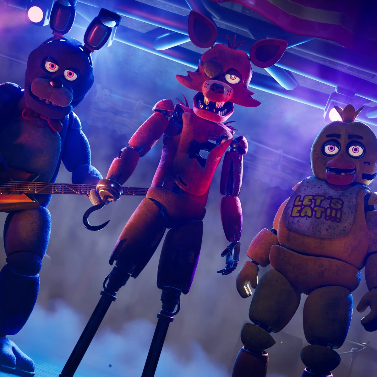 JonnyBlox's tweet photo. The Living Tombstone's "Five Nights at Freddy's" and JT Music's "Join Us For A Bite" fan songs can be heard in the Five Nights at Freddy's X Fortnite trailers!

Possibly included in the collab as Emotes or Jam Tracks? 👀

#fnaf #fivenightsatfreddys https://t.co/lh8SIEMbEn