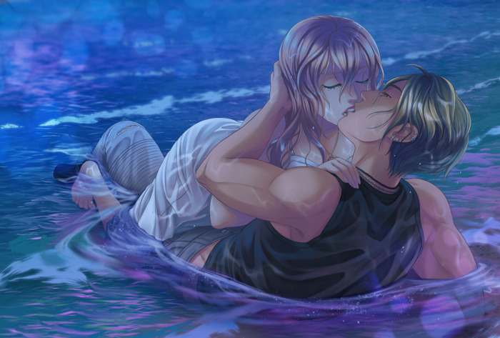 rheaultfox's tweet photo. ces deux illus s'assoient à la même table (crédits à @bloodymarzi pour l'édit de la deuxième 💜💜💜) https://t.co/hCqIecRZaz