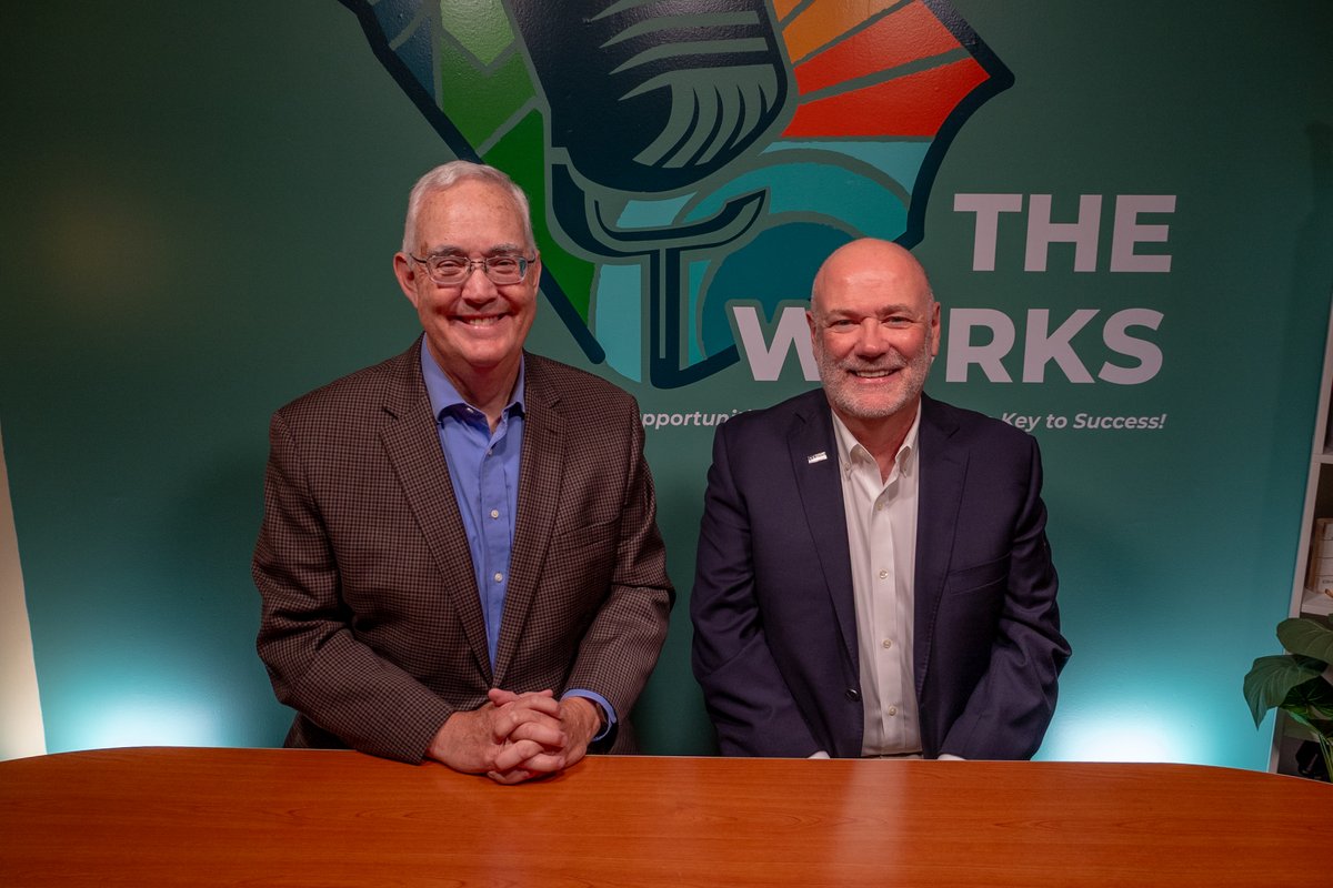 FYFSC's tweet photo. 🎙️ Someone new has visited The Works! 🎙️

On an upcoming episode of The Works Podcast, President & CEO of the South Carolina Manufacturing Extension Partnership (SCMEP) and member of the Coordinating Council for Workforce Development (CCWD), Andy Carr, joins CCWD Chairman and South Carolina Department of Employment and Workforce Executive Director (DEW @SCDEWinfo), William Floyd, to speak on South Carolina’s manufacturing industry, strengthening the economy, and how SCMEP supports manufacturers statewide. 

Be on the lookout for this episode coming soon. In the meantime, check out our most recent episode with Director Emily Farr of the South Carolina Department of Labor, Licensing, and Regulation. All eleven episodes of The Works podcast can be heard on your favorite streaming platform and on https://t.co/8SAp5fmnod!

• Learn more about the South Carolina Manufacturing Extension Partnership
https://t.co/cW6Ua5iWVc

• Discover the work of the Coordinating Council for Workforce Development
https://t.co/jVeuMI6FfN

#theworkspodcast #ccwd #oswd #scdew #scmep #manufacturing #scmep #findyourfuturesc #fyfsc #andycarr #williamfloyd