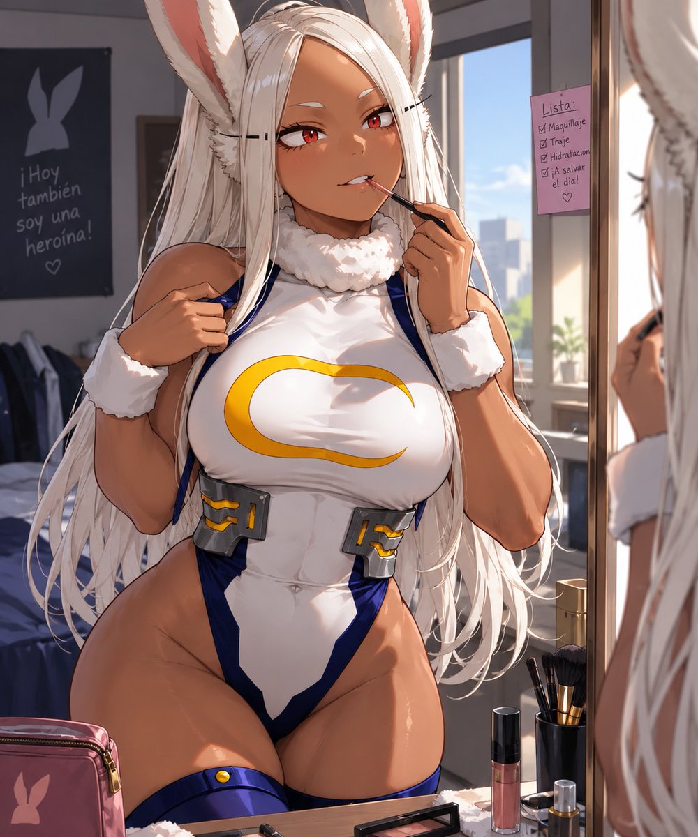 Bunnie_In_Heat's tweet photo. La morena se encuentra terminando de alistarse para ir a su trabajo ~

Que tengan un lindo día mis conejitos~🤎🐰 https://t.co/EQ8OZ5jBuR