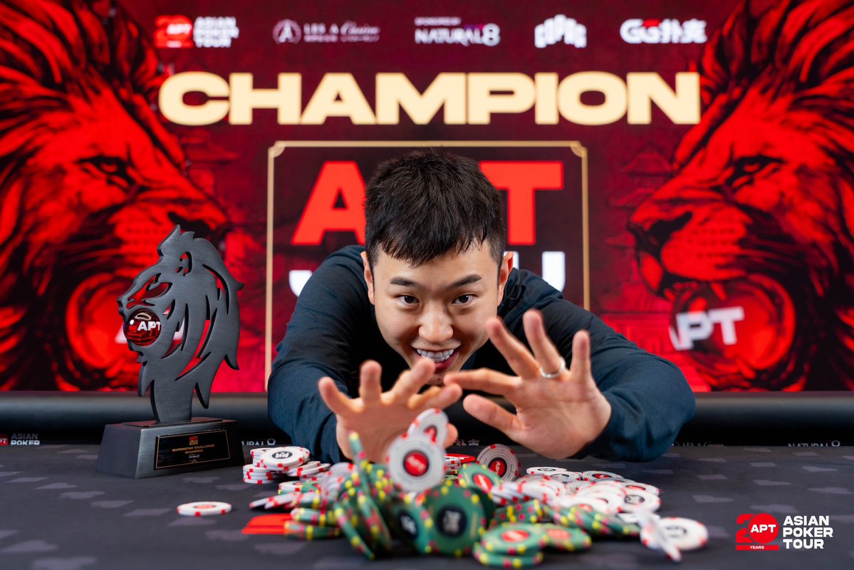 natural8's tweet photo. Congratulations to #Natural8 Team Hot @winpokercouple Nevan Chang on winning APT Jeju 2026 Event #35: Superstar Challenge!
 💰 KRW 451,777,500 (~USD 337K) 🎟️ USD 10K #APTC2026 Main Event Ticket

A huge victory against a record-breaking 51-entry field! ♠️ https://t.co/yRhfc2Liek