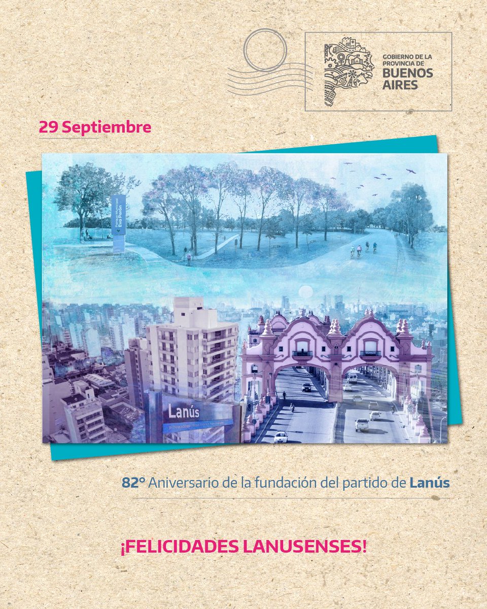 BAProvincia's tweet photo. ¡Feliz aniversario, Lanús! 🙌 https://t.co/5ZxIclI6VG