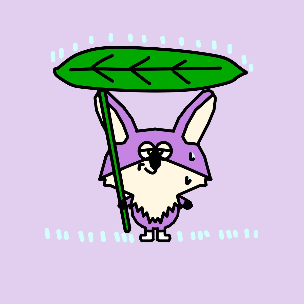 FoxxSocks_Foxx's tweet photo. 雨の日も好き☔️

#今日のFoxx #FoxxSocks 
#illustrationㅤ #illust #雨 https://t.co/w63VHj7XVW