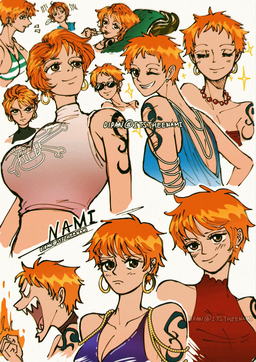 itstheenami's tweet photo. short hair nami https://t.co/gYiCuKRNvq