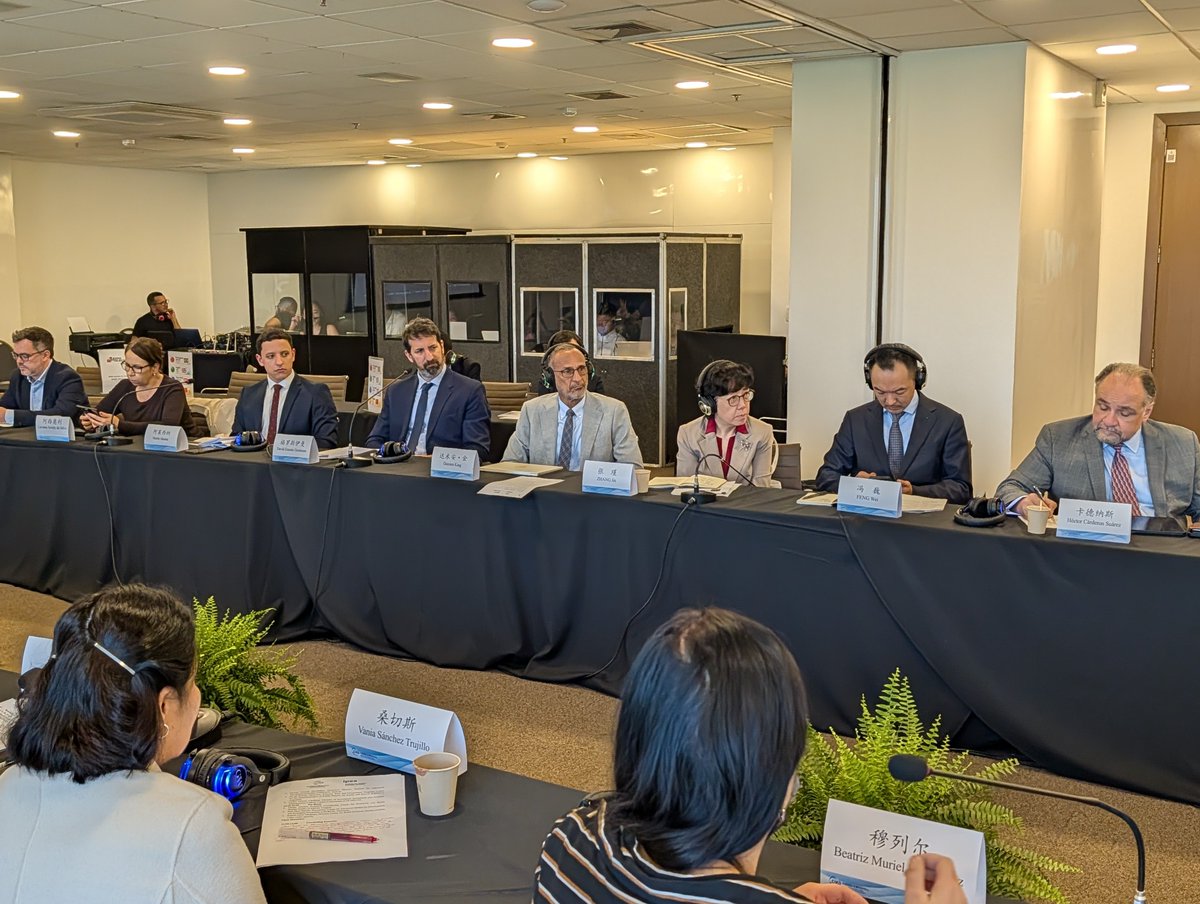 DamienWKing's tweet photo. Addressing the China / Latin America &amp; the Caribbean Development Cooperation Symposium in São Paulo, Brazil, I spoke about the importance of not using a single template given the structural differences in the region, especially those between the Caribbean and Latin America. https://t.co/5cnfeTX7yg