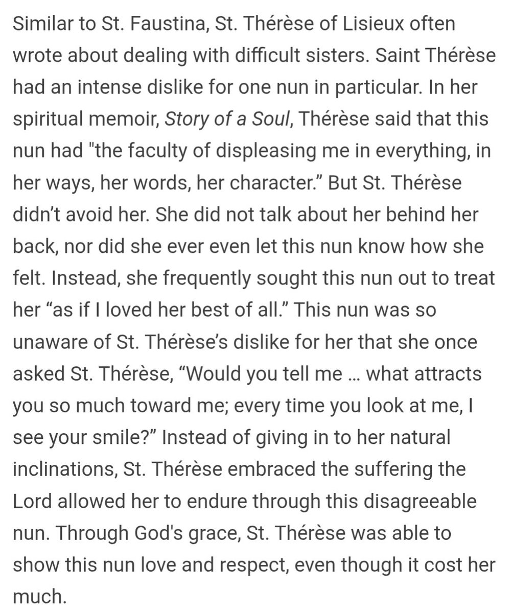 dsaorthocaucus's tweet photo. could you imagine finding out your best friend Therese of Liseux thought you sucked and hanging out with you was her asceticism https://t.co/7vWf2xKxmR