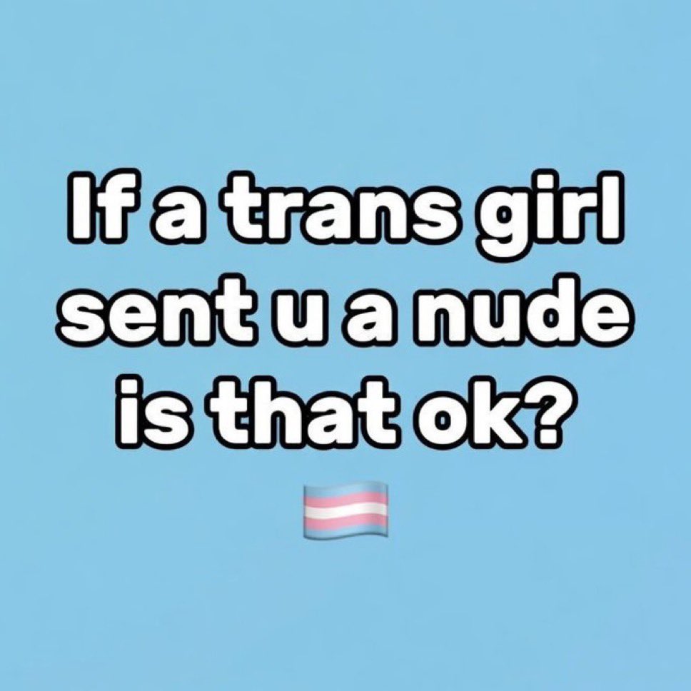 TransAria8's tweet photo. Can I or nah? 🏳️‍⚧️ https://t.co/BnaLEtwYf5