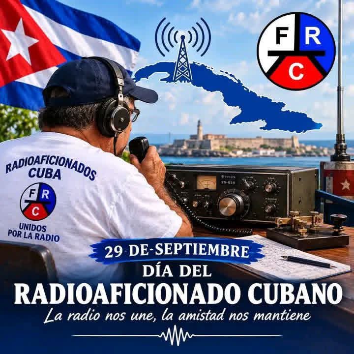 RachelAlva2330's tweet photo. Muchas felicidades a todos los radioaficionados, su labor es importantísima.
#PinardelRio
#Cuba https://t.co/ayl5UZX6oi