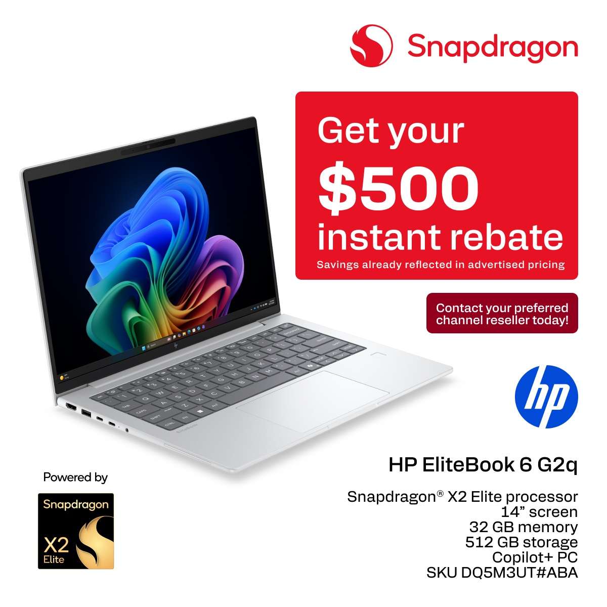 tmcarter's tweet photo. Designed to keep teams productive and connected wherever work happens, with reliable Windows 11 performance. Contact Strategic Network Consultants Inc to benefit from rebate. @Snapdragon #Snapdragon https://t.co/gFcBB2tuLb