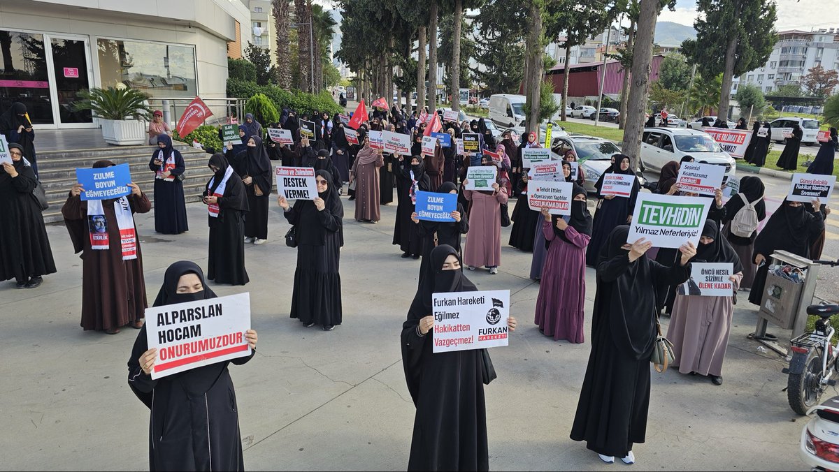 frknhrkti's tweet photo. ADALET İSTİYORUZ, AYRICALIK DEĞİL! 

- 29.09.2026 | Osmaniye Adliyesi Önü 

#28ŞubatHortladı
#OsmaniyeAdliyesi
#KuranOkumakSuçMu https://t.co/Z3QOZ0OCBc