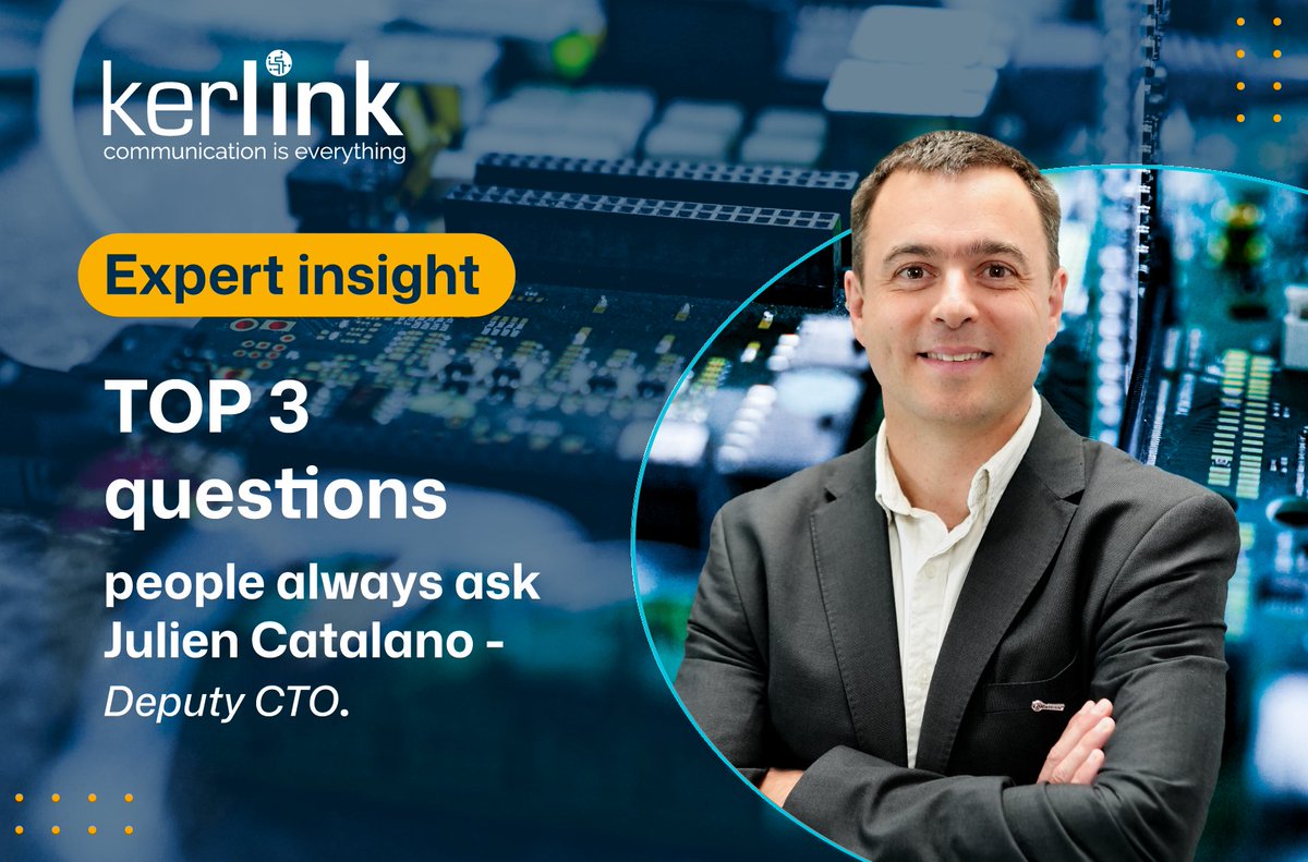 kerlink_news's tweet photo. 📢New Blog Post : Expert insight 🔎

We asked Julien Catalano, our Deputy CTO, to answer the 3 questions he gets asked most often, and his answers might surprise you. 👀

👉 Read it in our latest blog post: https://t.co/7SelD82HSV

#Tech #CTO #Engineering #IoT #LoRaWAN https://t.co/XElUUPgwli