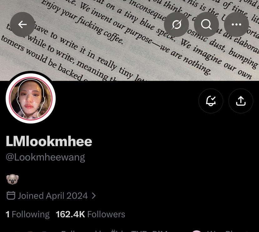 universecosmicg's tweet photo. Lookmhee is a hella damn loyal girl for following only one person from the very start until today

#LMSY https://t.co/GMKf9SYexl