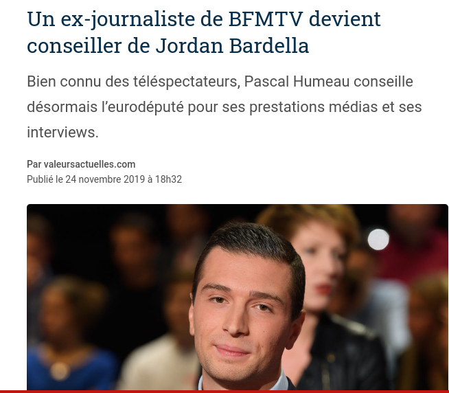 Steve319447's tweet photo. @jlaubertin77 @J_Bardella Ce petit skinhead #antisémite critique #BFMTV aka #BRNTV alors que leurs journalistes travaillent pour lui !
l'extreme-droite, le #RN c'est comme un chien enragé tu as beau le nourrir un jour il finira par te mordre !
Pleurez les corrompus de @BFMTV à la solde du #RN ! https://t.co/KFIuay4eIi