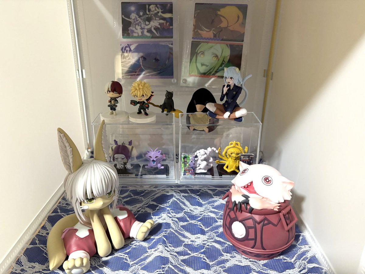 Moruusuke2610's tweet photo. 好きな推しが増えていく♡♡

 #超かぐや姫 
 #メイドインアビス
 #ハンターハンター 
 #推し棚 https://t.co/RxV95vaQeV