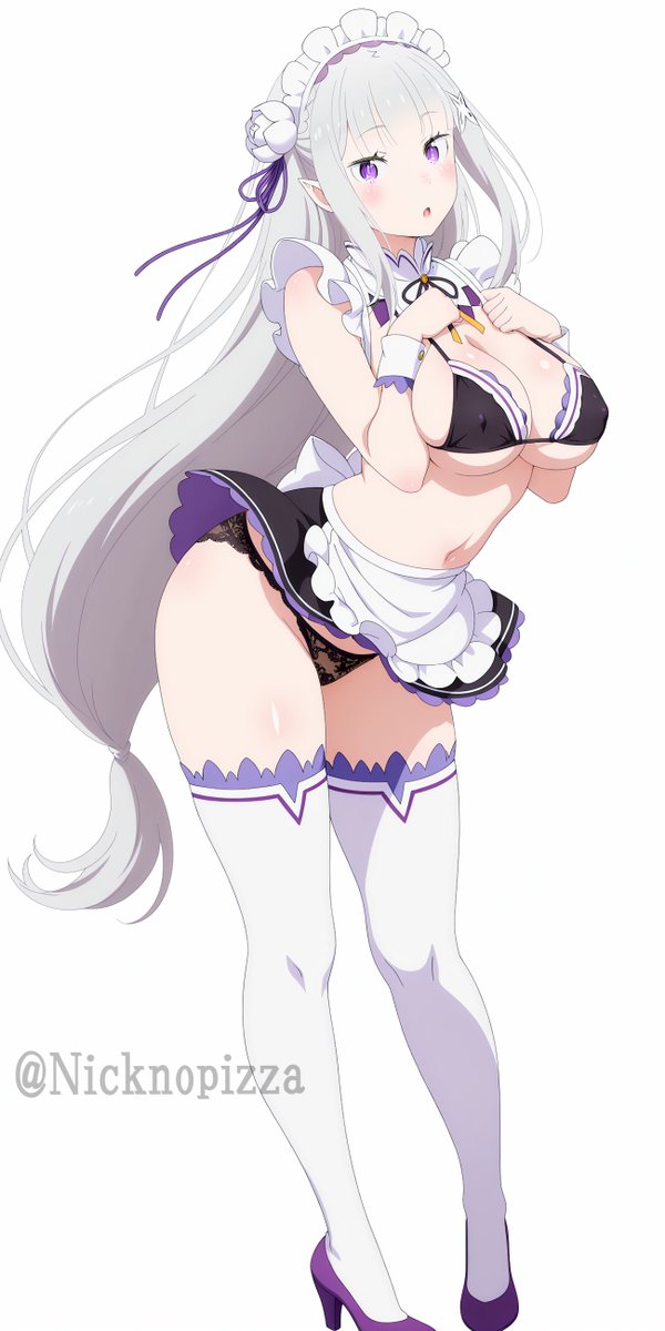 Nicknopizza's tweet photo. エミリア＆シャウラ『リゼロ』 https://t.co/N6Fp6pOXbr