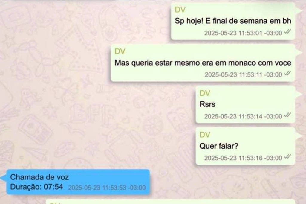 pamcosta21's tweet photo. Mensagens indicam proximidade entre Vorcaro e Motta: 'Queria estar mesmo era em Mônaco com você'

Via Folha https://t.co/97pljJH1wj