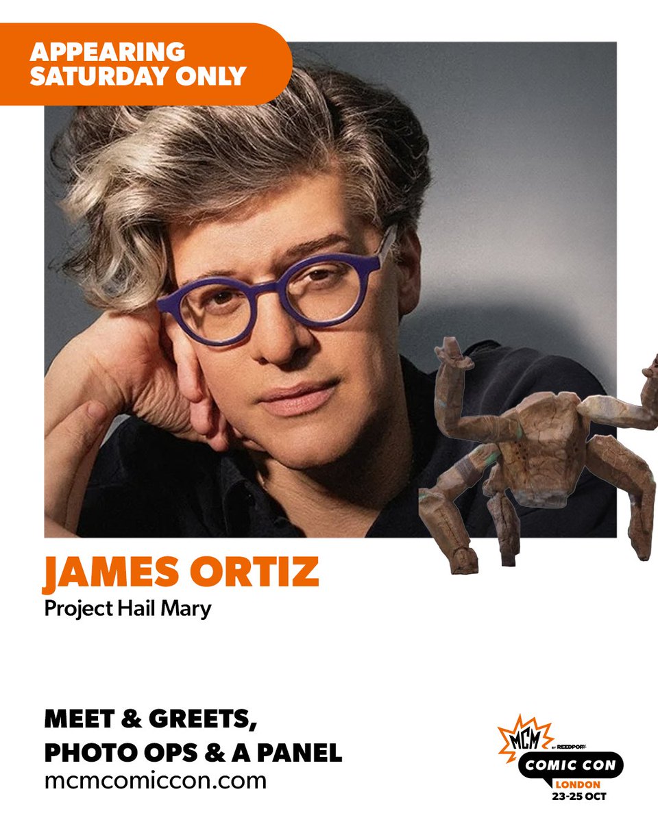 MCMComicCon's tweet photo. Rocky save stars! ✨

James Ortiz is heading to MCM London for Saturday only of the show. He'll be in the Meet &amp; Greet Zone, doing photo ops and a panel. See the schedule on our mobile app for more info!

Buy MCM tickets: https://t.co/jh5vLf90UF https://t.co/K5IVgTw1Lm