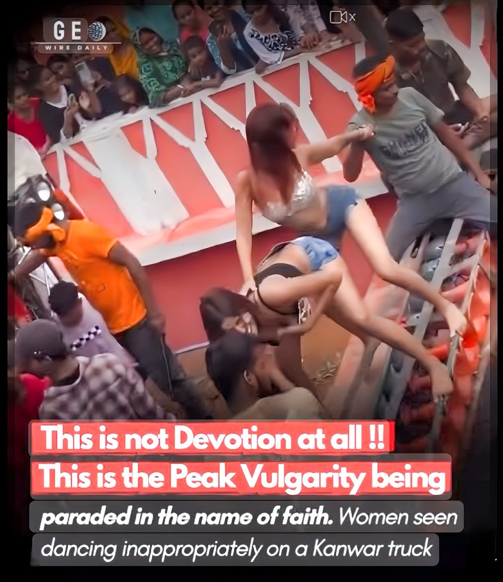 b2sharan's tweet photo. @Cockroachisback What culture is this PM during our #Hindu festivals Bar Dancers ? even in #Banaras our #Indian #Police are watching vulgar bar dancers & even filming them. Viral videos online.
What about #BJP MLA majority are accused of #RAPE.
Rapists are garlended & victims are paraded what https://t.co/PQhBKwSoXq