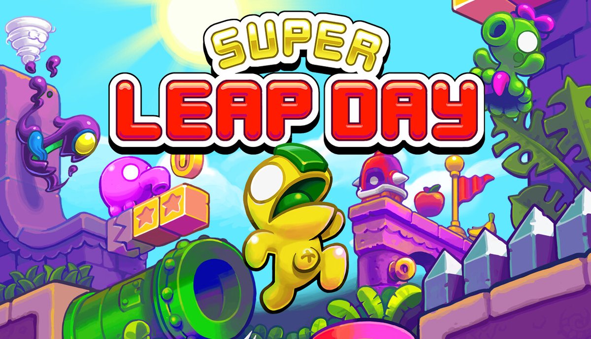 NinEverything's tweet photo. Nitrome bringing Super Leap Day to Nintendo Switch https://t.co/TrTaIZtq9J https://t.co/eZcHwlBwDJ