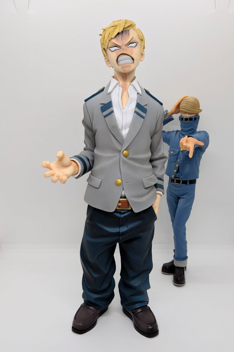 chekeran2536's tweet photo. 一番くじ僕のヒーローアカデミア
-最高のヒーローになるまでの物語-

『B賞 爆豪勝己 MASTERLISE』を
“ベストジーニストから強制的に七三分けにさせられてインターンから戻っても七三分けが直らず全員から笑われてしまう爆豪勝己”ver.にカスタムしました(笑)
#ヒロアカ
#爆豪勝己
#クソナード https://t.co/uCGDLwi0i5