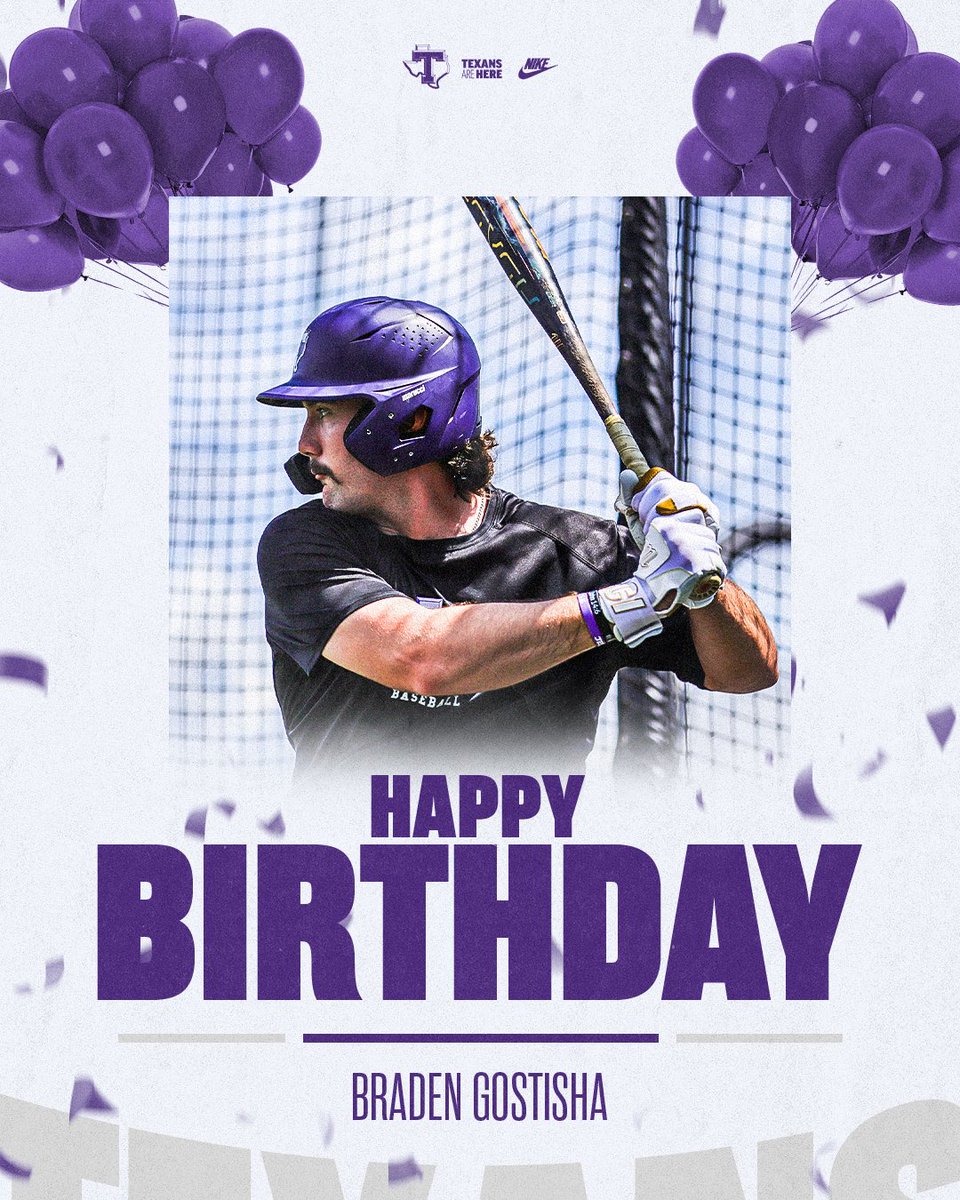 TarletonBase's tweet photo. Help us wish Braden a happy birthday! 🎉 https://t.co/9EOY9HH5ZG