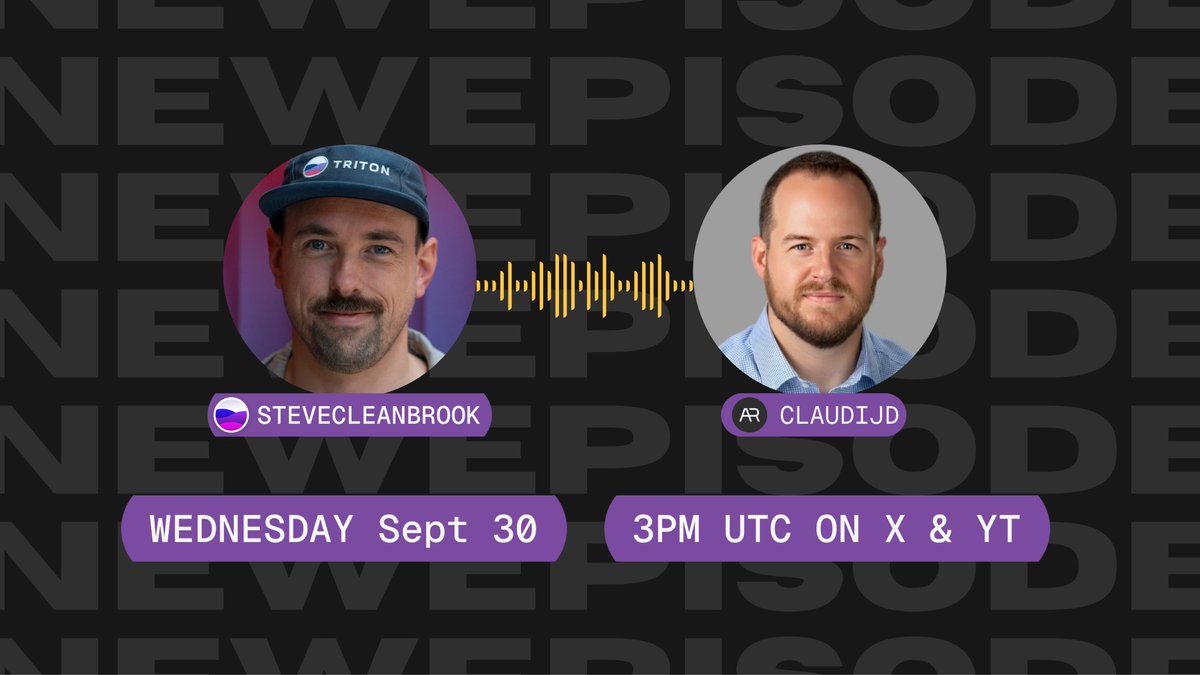 triton_one's tweet photo. Tomorrow, @SteveCleanBrook hosts @claudijd from @asymmetric_re on Pirates Parley! They will be talking about audits, exploits, hacks, operational security, physical security, and maybe even what STRIDE is.

Make sure to bring your questions to the livestream on YouTube or X! https://t.co/0eA3JQlatR