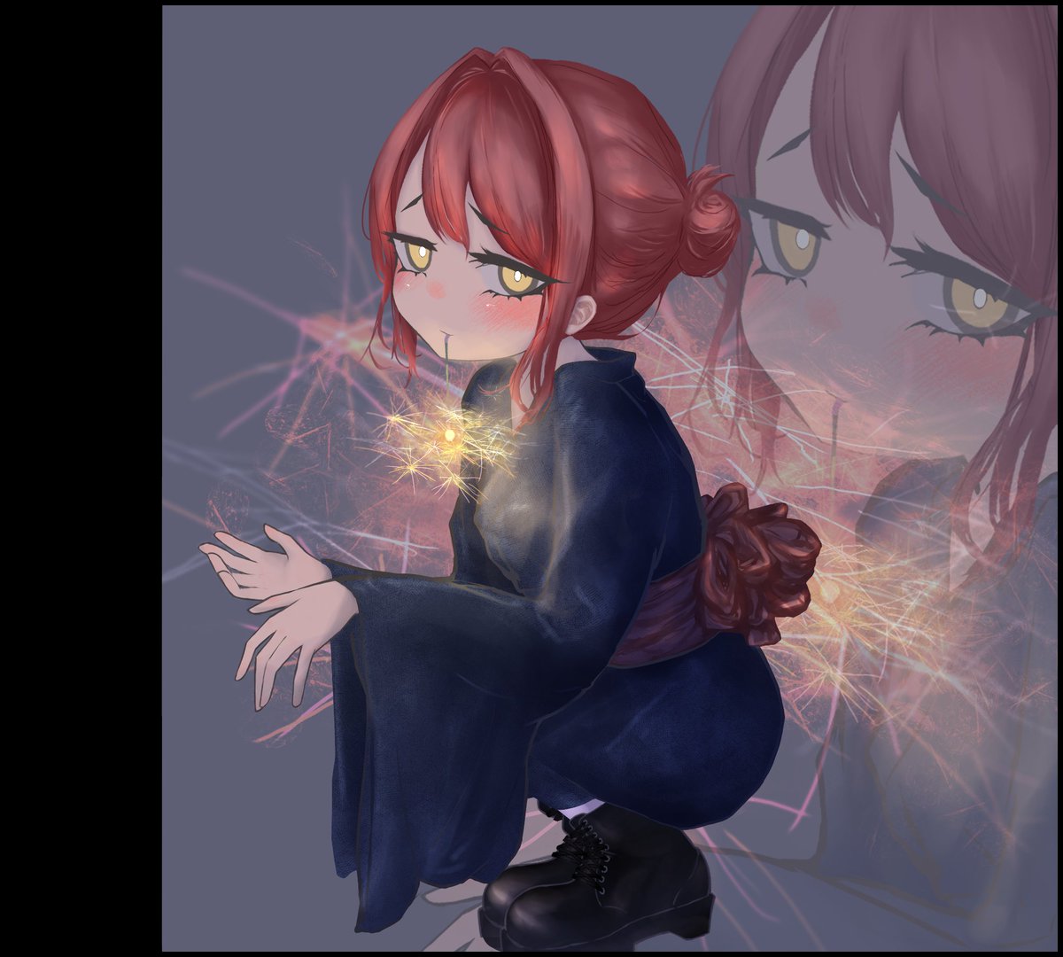 wpineapplew4649's tweet photo. 線香花火少女🎇
#illustration #イラスト https://t.co/XGFlSlSTAP