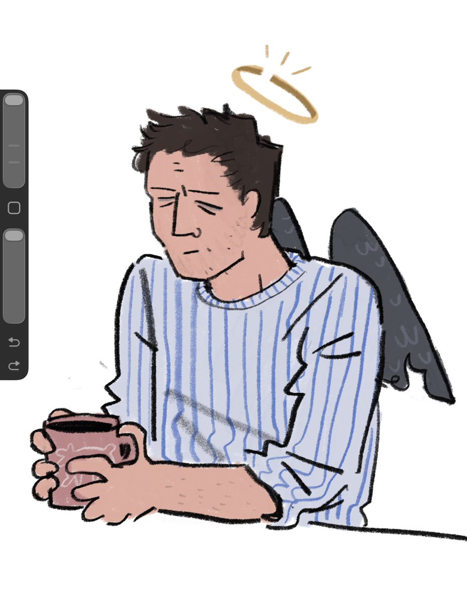 Chamomilebluess's tweet photo. he is nottt a morning person https://t.co/hkt0boCcJj
