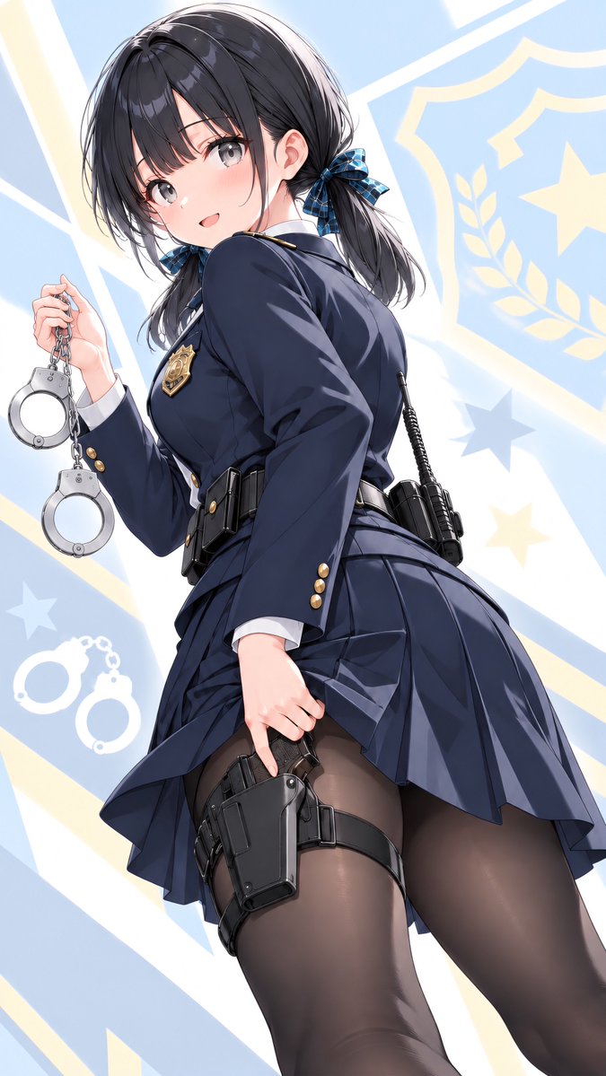 uraneko_ai's tweet photo. 警察コスの別バージョン👮
※もちろんモデルガンです https://t.co/GeAF3oggKm