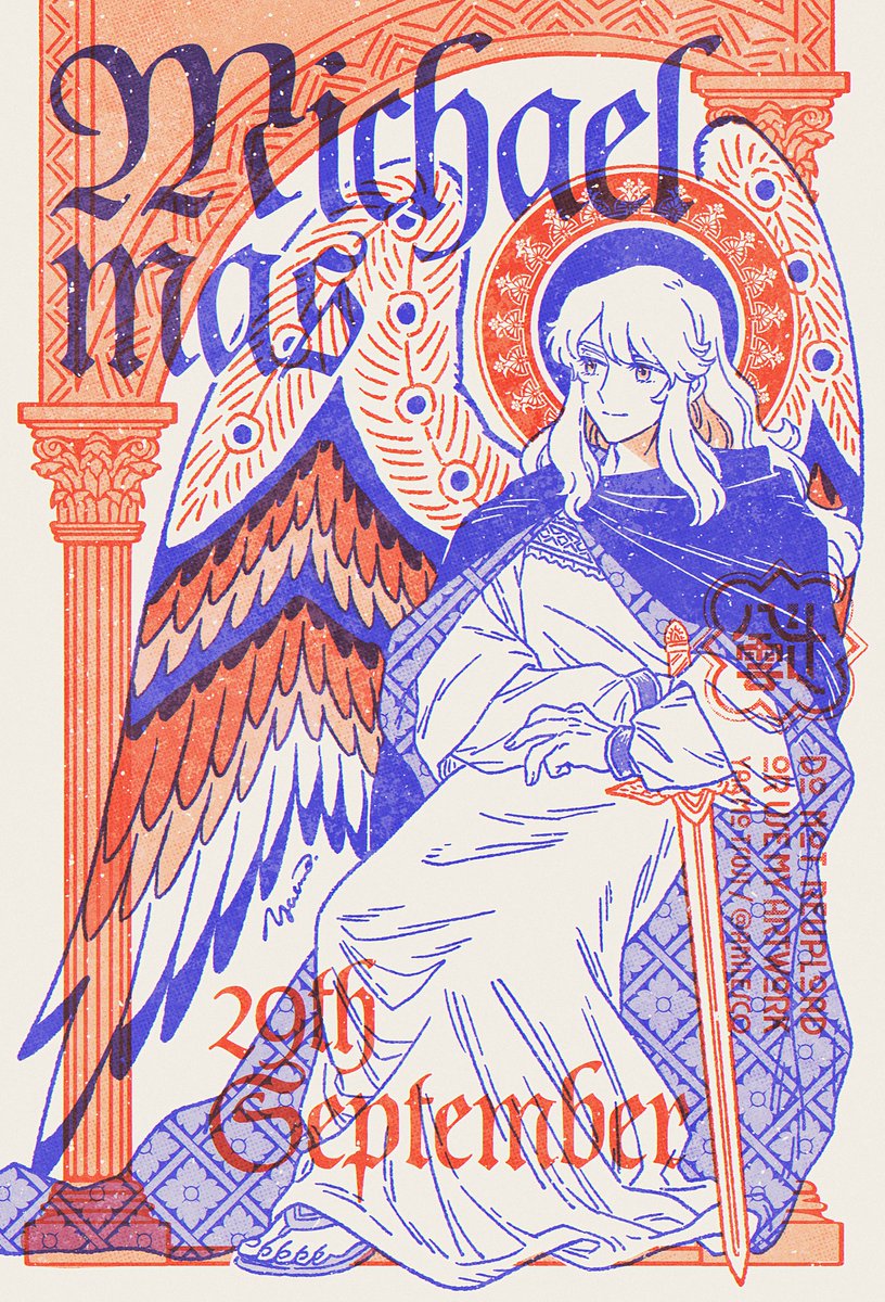 anilesco's tweet photo. Happy Michaelmas👼💐✨
今年も聖ミカエルの祝日おめでとうございます！
#9月29日は天使の祝日ミクルマス https://t.co/odlAuZ7rGB