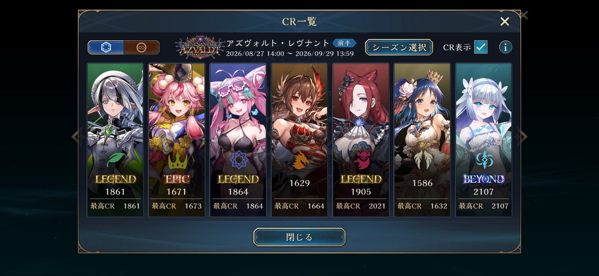 TAKTAK918's tweet photo. アズヴォルト・レヴナント前半
ネメシスBEYONDとLEGEND3つ
後半戦も頑張ります https://t.co/ckMxKxlYwi