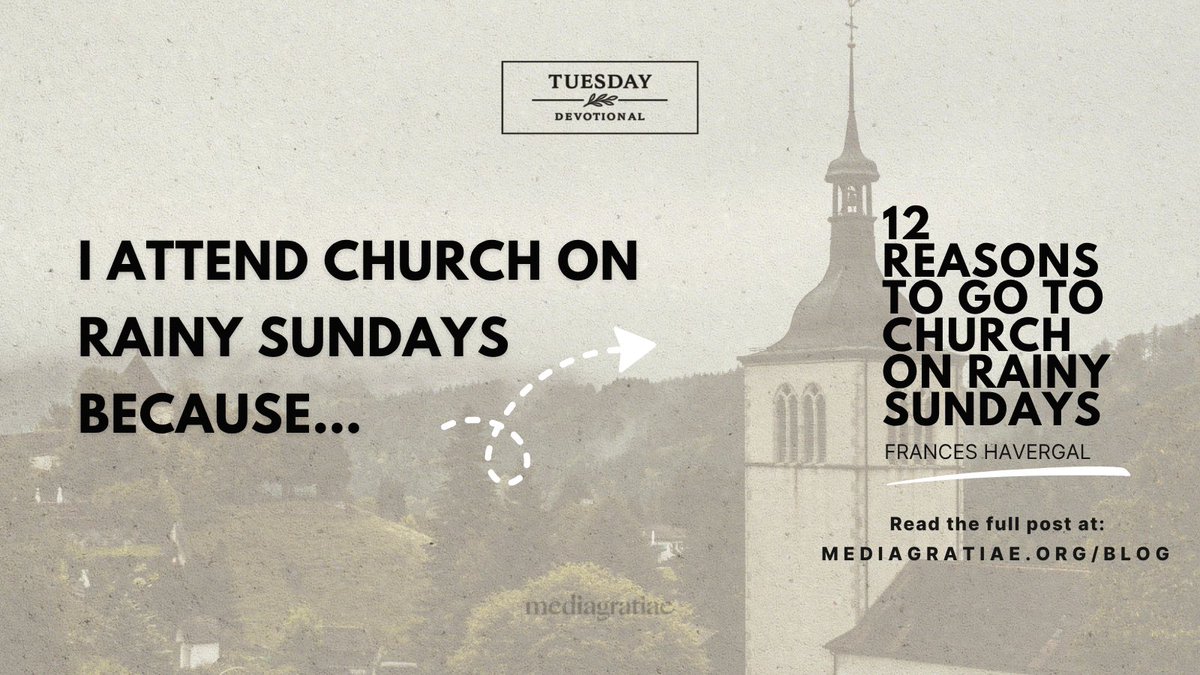 mediagratiae's tweet photo. Frances Havergal gives 12 reasons. 
🔗 Read the full post here:  https://t.co/gJ2dbjO7PD

#FrancesHavergal #Havergal #Church #ChurchAttendance https://t.co/DREnOMTRdG