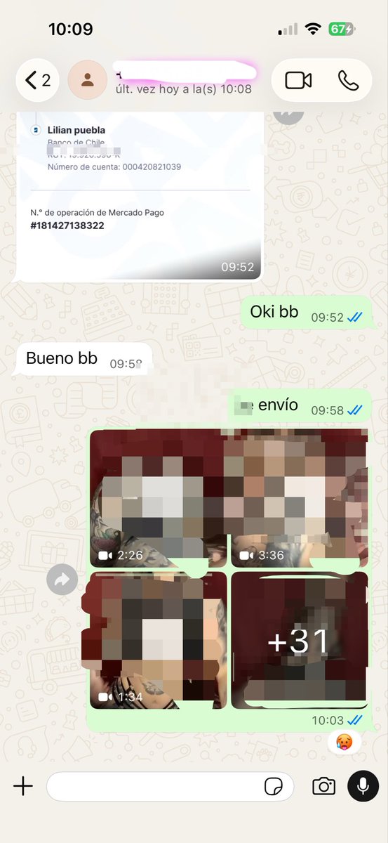 Exoticafav's tweet photo. Solo x hoy mi contenido, sexting o videollamada a $10.000*🔥🥵 Solo hasta las 18:00hrs +569 2195 2161 https://t.co/qaTEecmlv9 https://t.co/NnpTVBpk4h