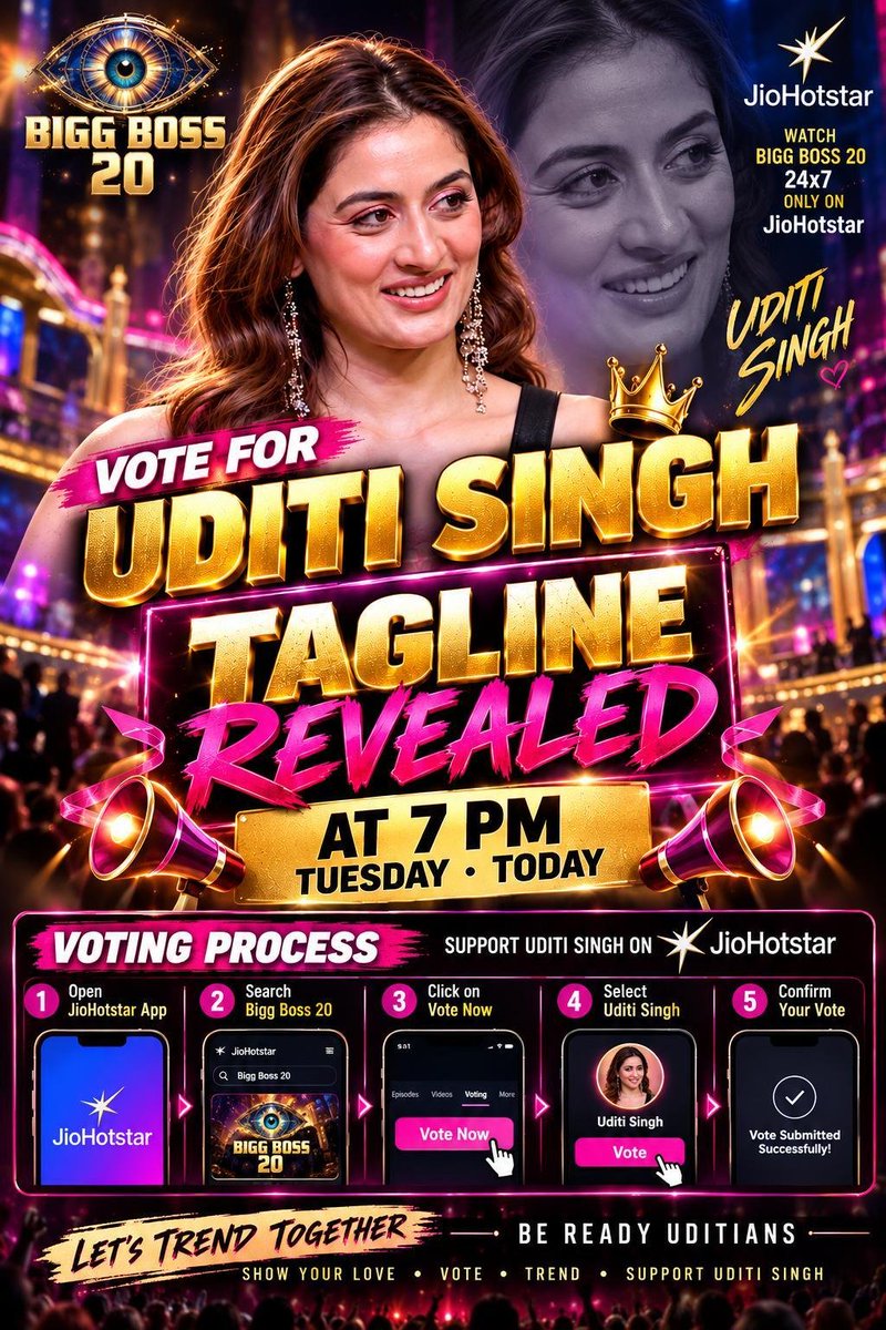 uditi_ufc_'s tweet photo. ★TAGLINE REVEALED★

VOTE FOR UDITI SINGH

❖Copy paste the tagline to avoid Errors.
❖Do not use emojies or Numbers. 
❖Do not copy paste tweets as it will spam the trend
❖Focus on Retweets https://t.co/ia5kSMN9Ro
