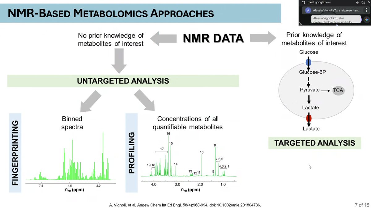 cerm_cirmmp's tweet photo. The #MR.LATIVIA 9th Inter-Institutional Scientific Webinar is now live! We’ve started with Dr. Alessia Vignoli’s presentation, “¹H-detected #NMR of #Biofluids”, exploring the applications of #NMR-basedmetabolomics

⚛️🐭🧪 https://t.co/U4qxDa7Dxn