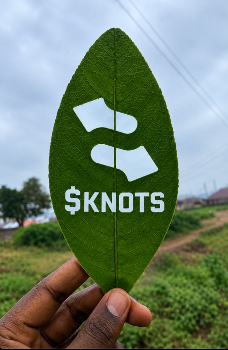 kenny48649's tweet photo. Just dropped my $KNOTS entry 🌿🔥

Keeping it simple and natural bringing the KNOTS logo into the real world.

Good luck to everyone joining the contest. Let’s see who brings the most creativity 👀

@KnotsOnStonk #KNOTS https://t.co/6Q75wzpfHI