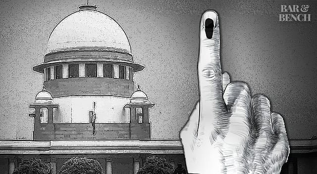 barandbench's tweet photo. #BREAKING Curative petition filed in the #SupremeCourt seeks recall of the September 23 split verdict on the Election Commissioners appointment law

Ground: Justice Satish Chandra Sharma should not have heard the case as his son is standing counsel for the Election Commission @ECISVEEP