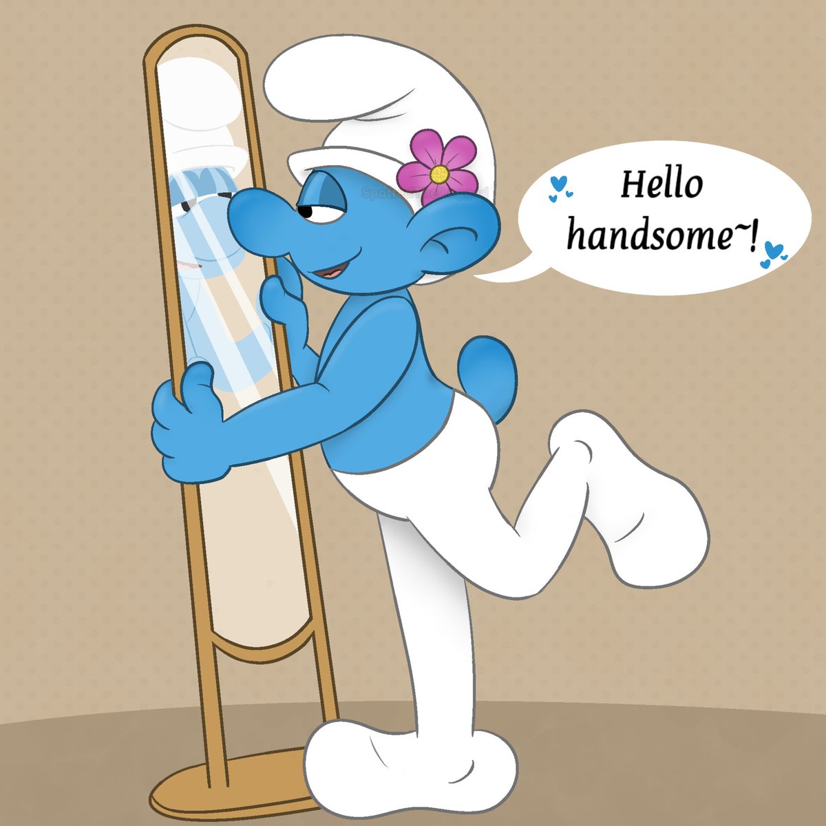 tangledsandals's tweet photo. Admiring his reflection ✨
#smurf #smurfs #thesmurfs #vanity #vanitysmurf https://t.co/iOdFcNCCiB