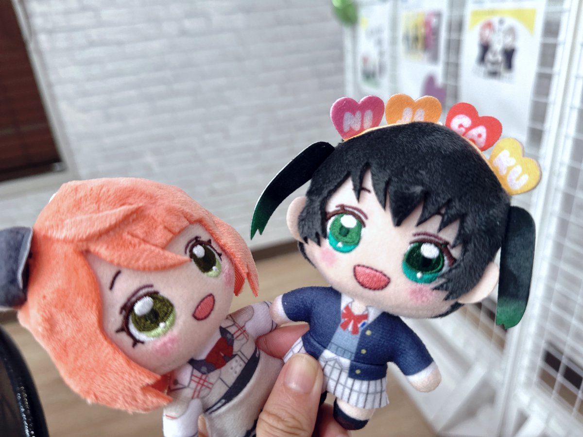 aguri_onishi's tweet photo. #トキメキの夜会　
ありがとうございました🐰🌕
歩夢ちゃんとたくさん写真撮ったよ☺️
早くゲットしたいね🎀

武家屋敷呟く時は！#虹ヶ咲 つけなきゃあダメでしょう！！！歩夢ちゃんに逮捕されちゃうよ〜！！！ https://t.co/6dOPHF5pnd