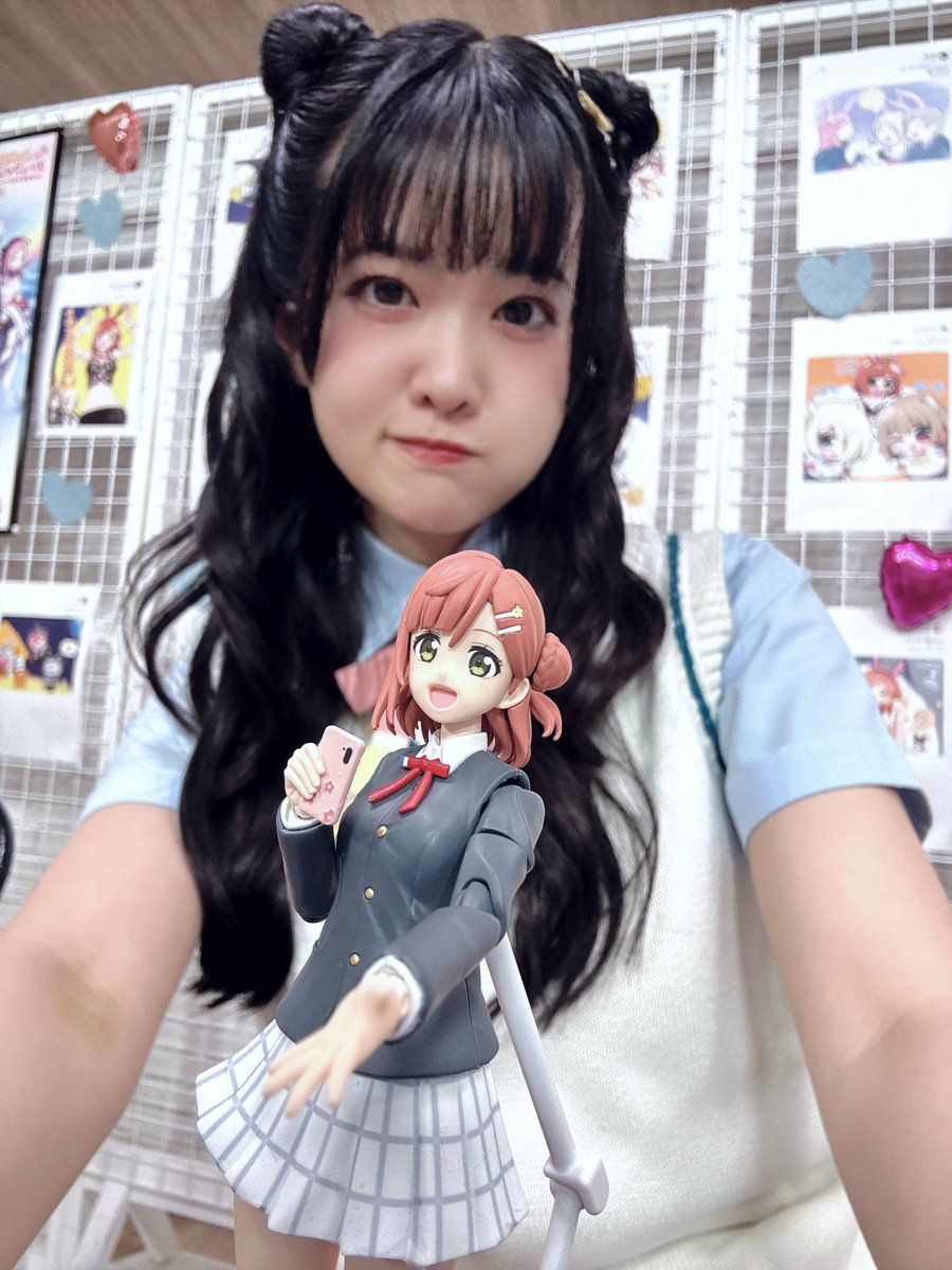 aguri_onishi's tweet photo. #トキメキの夜会　
ありがとうございました🐰🌕
歩夢ちゃんとたくさん写真撮ったよ☺️
早くゲットしたいね🎀

武家屋敷呟く時は！#虹ヶ咲 つけなきゃあダメでしょう！！！歩夢ちゃんに逮捕されちゃうよ〜！！！ https://t.co/6dOPHF5pnd