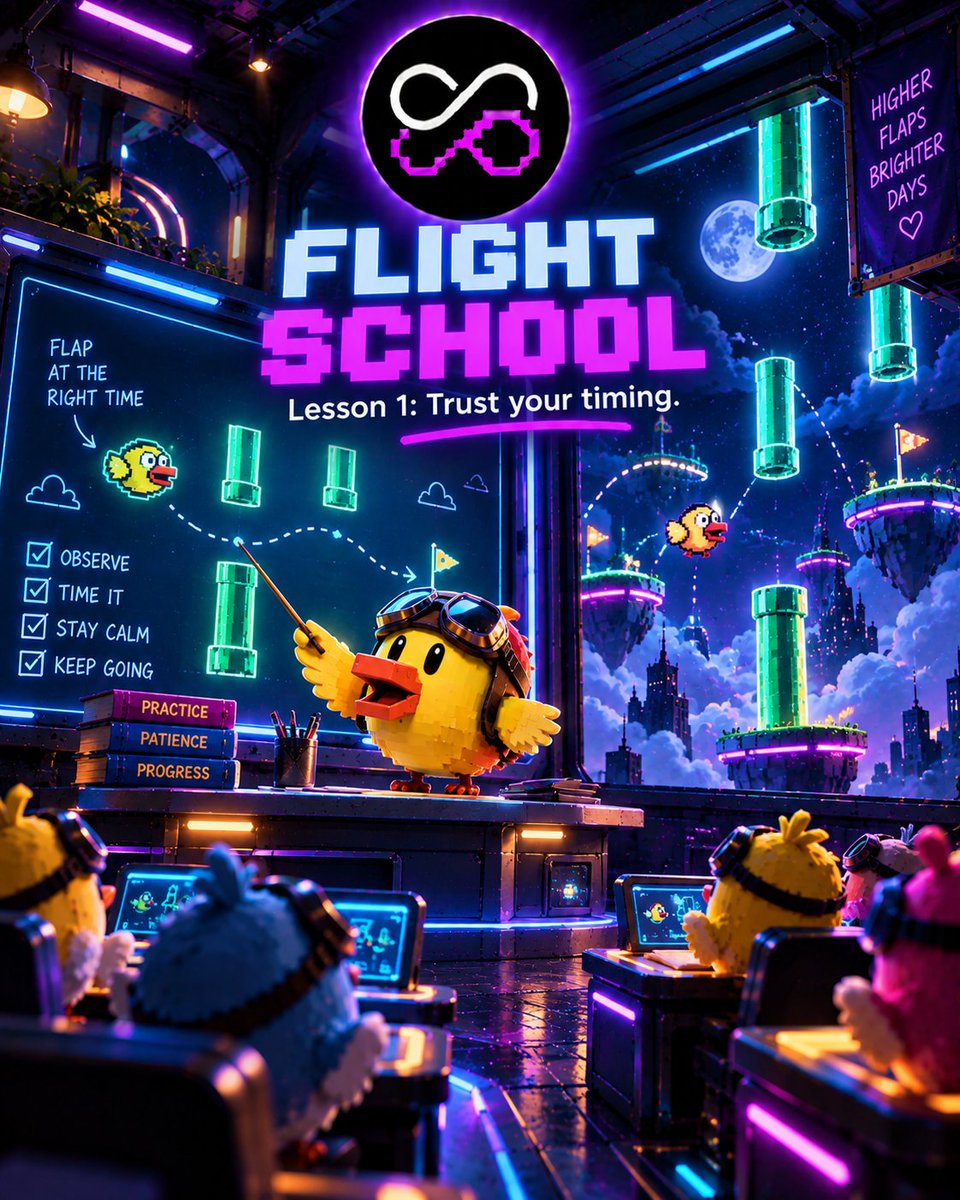 StringArc8's tweet photo. ๐ฆ FLIGHT SCHOOL
Lesson 1: Trust your timing. ๐ฏ
The obstacles are coming.
The path is yours to master.
Flap. Focus. Fly. ๐
๐ฎ Play Now
๐ฆ Modern: https://t.co/qpXlFuDBj9
๐ฝ Retro: https://t.co/hpyChfBBm0
#FlappyBird #FlightSchool #ArcadeGaming #Gaming #StringGames https://t.co/1iIWPbPqg1