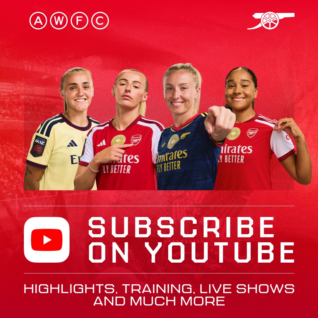 ArsenalWFC's tweet photo. 🥁 Introducing our official YouTube channel...

Subscribe now for live training, exclusive shows and so much more 📺