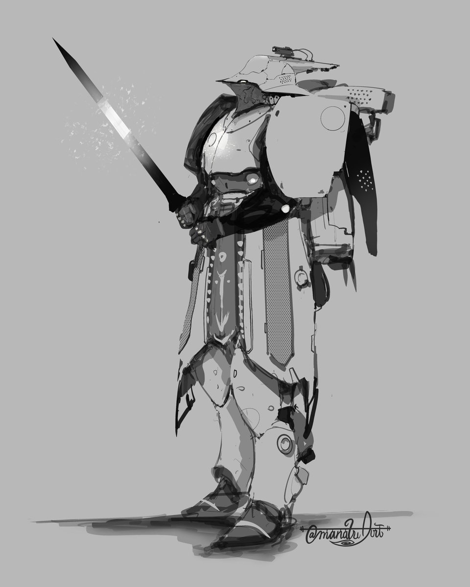 ManavuArt's tweet photo. Knight sketch
#イラスト https://t.co/iCdKDr49WK